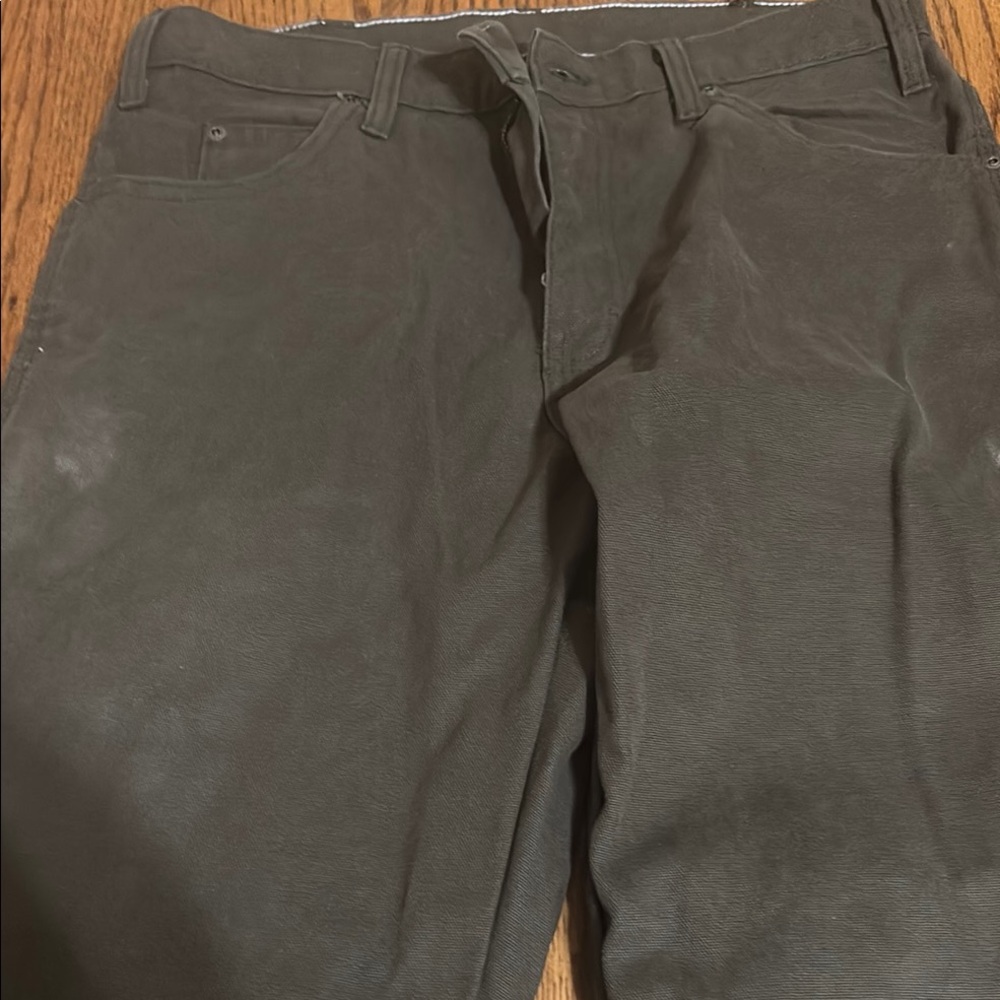 Dickies Green pants.